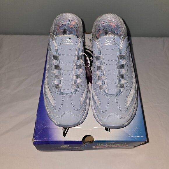 Skechers D'Lites Nostalgic Breeze Mule in Light Blue, Size 8.5, new - Picture 4 of 9